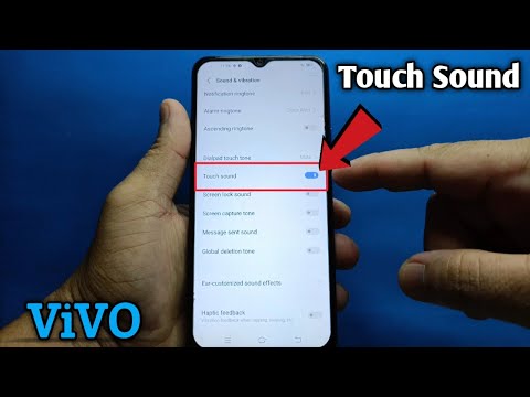 How to turn ON/OFF Touch Sound on ViVO Y20i