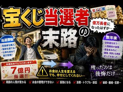 宝くじ高額当選者の末路｜なぜ億万長者は破産するのか