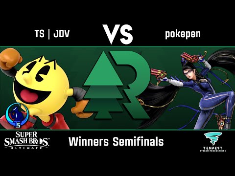 TS | JDV (Pac-Man) vs pokepen (Bayonetta) - Winners Semifinals - Evergreen Rising #8