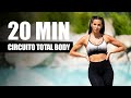 TOTAL BODY A Corpo Libero Allenamento Per Tonificare 20 MIN