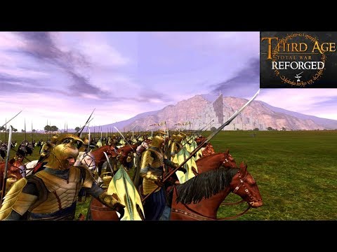 ELVEN CHARGE ACROSS PELENNOR FIELDS - Third Age: Total War (Reforged)