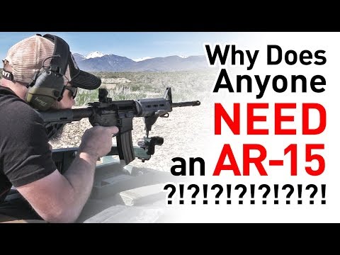 Why Does Anyone Need an AR-15?!