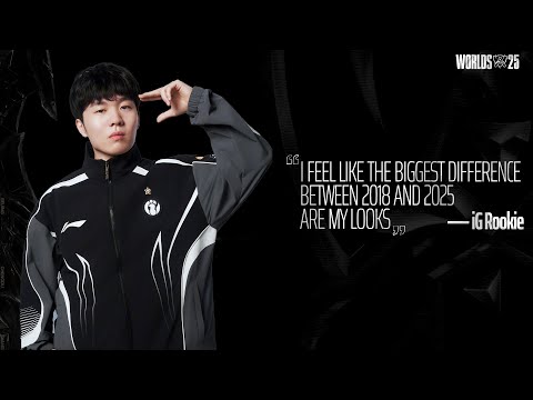 IG Rookie being bluntly on his biggest difference between Worlds 2018 and Worlds 2025.