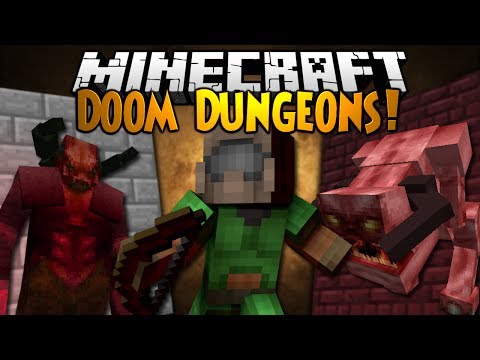 Minecraft Mod Showcase: DOOM DUNGEONS!