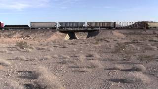 preview picture of video 'Union Pacific railroad manifest train at Las Vegas July 22 2012'