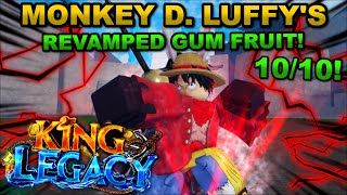 The *NEW* Revamped Gear 4 Gum Fruit In Roblox King Legacy IS AMAZING!