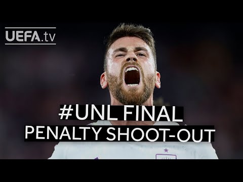CROATIA 0-0 SPAIN, #UNL FINAL | The full penalty shootout