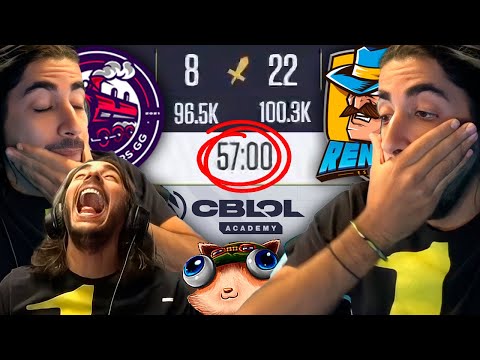 O PIOR JOGO DE LEAGUE OF LEGENDS COMPETITIVO DA HISTÓRIA!? RENSGA vs MINERS - BAIANALISTA