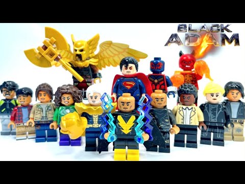LEGO Black Adam All Characters And How To Build Them!