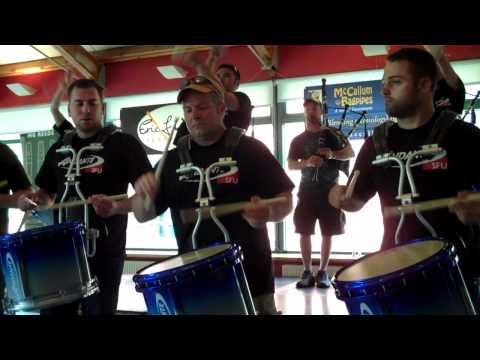 Piping Live! 2010 - SFU Drum Corps- MSR - Drummers Recital