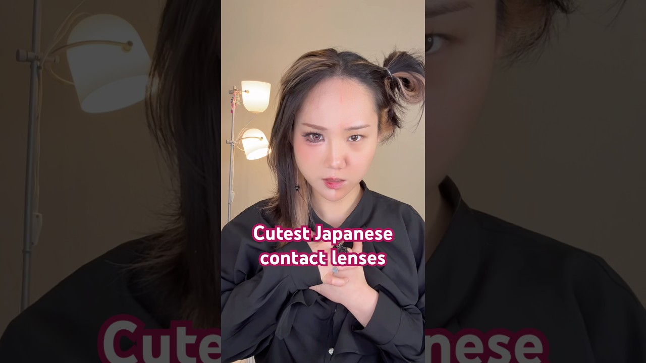 Found this cutest Japanese contact lenses from Unrolla #beauty