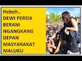 OUTRAGE DEWI PERSIK Dares To Stand On Her Feet At A Concert In Front Of The People Of MALUKU