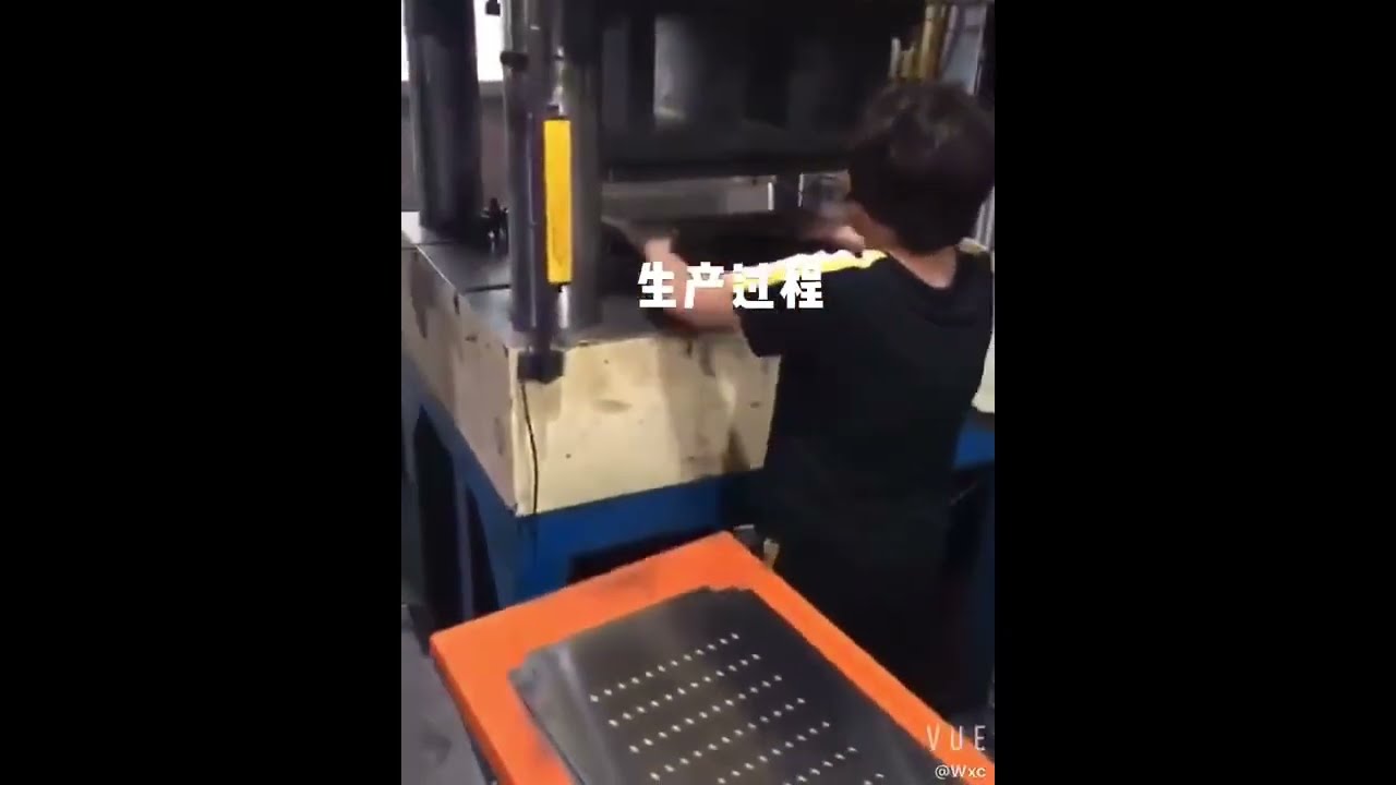 Stainless steel trench drain grate — production process