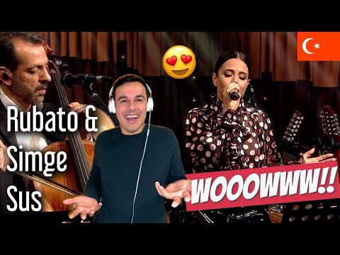 Italian Reaction 🇹🇷 Rubato & Simge - Sus 😍