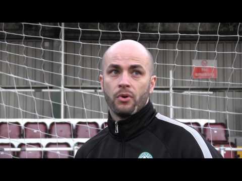 Post match interviews following the 3 - 1 win v Horsham