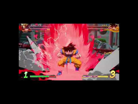 【DBFZ】界王拳で３タテする黒悟空 #008  #shorts #dbfz