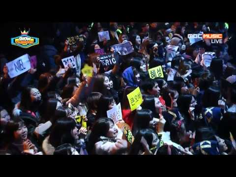 쇼챔피언 150311 신화 1위 수상 소감 + 앵콜