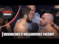 Islam Makhachev and Alexander Volkanovski faceoff for the final time before UFC 284 | ESPN MMA