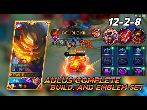 AULUS TUTORIAL COMPLETE BUILD, GUIDE AND EMBLEM SET | AULUS BEST BUILD -
