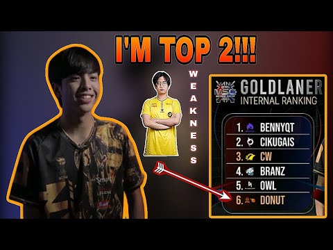 Caster Rank Donut Top 6 Best Marksman In MSC!!! But He Said He Is Top 2??? Great Confidence...