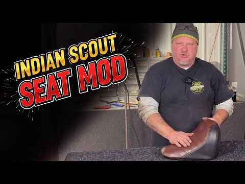 Indian Scout Comfort Seat Upgrade | Gel Seat Install  | Eddie Barrett Custom Build