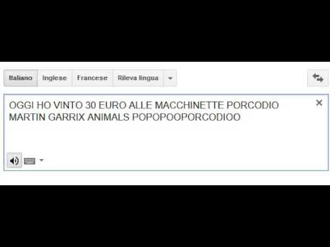 oggi ho vinto 30€ alle macchinette