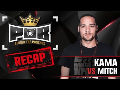 Kama Recap vs Mitch - Behind The Punches POB Freestyle 5 MAART