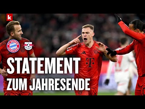 5:1 gegen Leipzig! Bayerns "bemerkenswerte Antwort" zum Jahresabschluss | Bayern - RB Leipzig 5:1