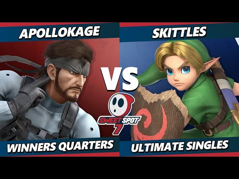 Sweet Spot 7 - Apollokage (Snake) Vs. Skittles (Young Link) SSBU Ultimate Tournament