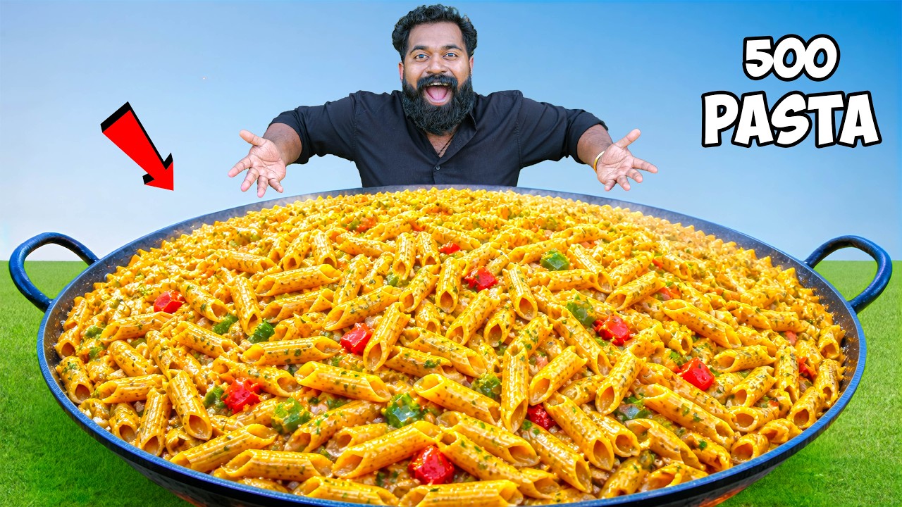 500 Pasta Recipe Preparation | ആയിരം പാസ്ത  ഉണ്ടാക്കിയാലോ | M4 Tech |
