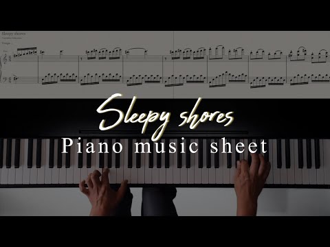 Sleepy shores piano music sheet