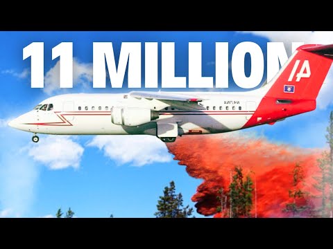 The Incredible BAe 146 Water Bomber Airplane