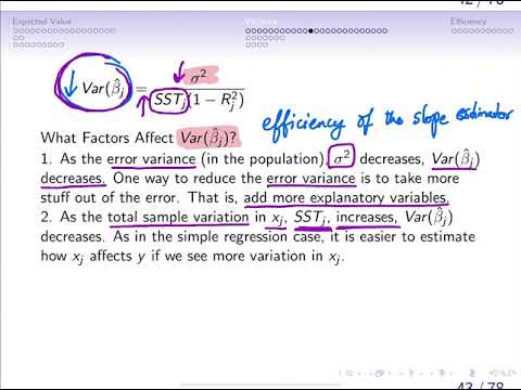 3.4 Variance of OLS estimators