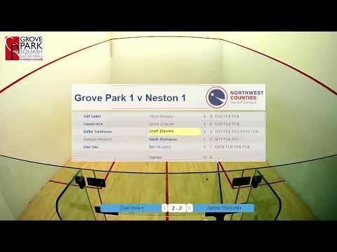 NWCSL - Grove Park 1 vs Neston 1 - 305Squash Division One