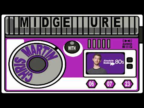Midge Ure interview with Chris Martin on Absolute 80s on 6th July 2023 (62m34s)