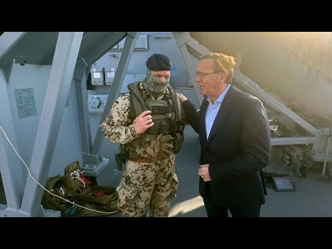 Verteidigungsminister besucht Fregatte „Hessen“ vor Einsatz im Roten Meer