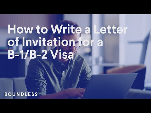 , title : 'How to Write a Letter of Invitation for a B1/B2 Visa'