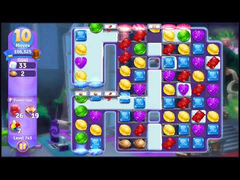Wonka's World of Candy Level 743 - NO BOOSTERS + FULL STORY 🍫 | SKILLGAMING ✔️