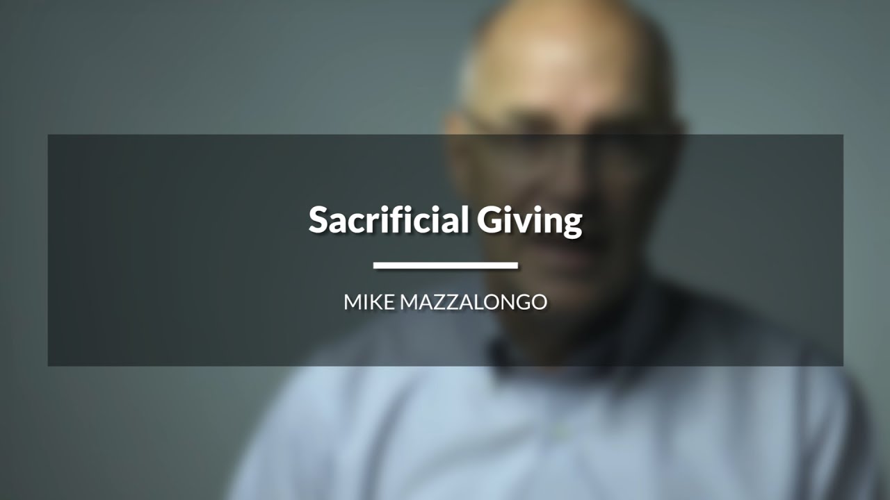 Sacrificial Giving