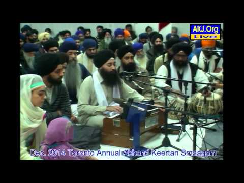 053 Toronto Dec. 2014 Smaagam - Thursday Evening Keertan - Bh. Telvinder Singh Jee