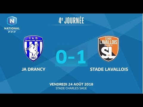 J4 : JA Drancy – Stade Levallois (0-1), le résumé I National FFF 2018-2019