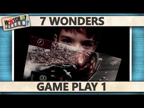 7 Wonders - Game Play 1 - YouTube