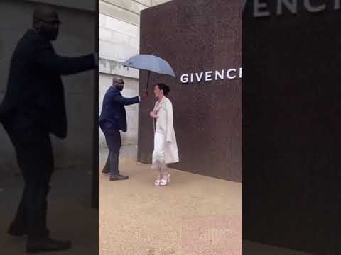 Olivia Rodrigo at Givenchy in Paris Fashion Week #shorts