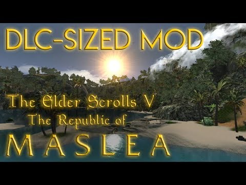 NEW DLC-Sized Skyrim Mod! Let's Play Skyrim: The Republic of Maslea