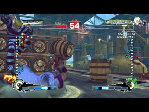 SSF4 AE: Sasaki (Cody) vs chobixinco (Rufus) - Ranked Match (720p HD)