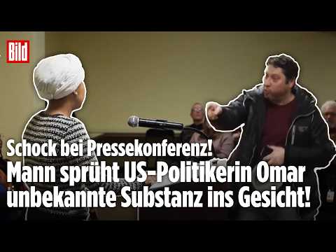 SCHOCK IN MINNEAPOLIS: Mann attackiert US-Politikerin Ilhan Omar nach harter ICE-Forderung!