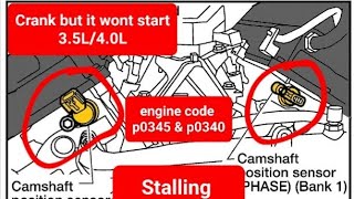 Nissan frontier 2007-2014 keeps dying out of nowhere P0345 camshaft sensor bank 2 #nissan #frontier