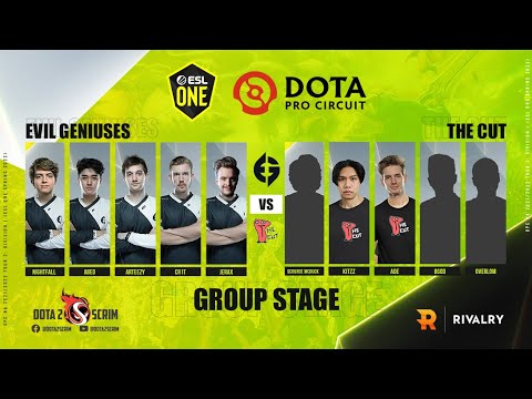 Evil Geniuses vs The Cut - DPC NA 2021/22 Tour 2: Division I - Group Stage - B03