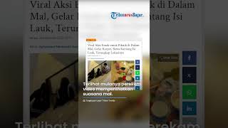 VIRAL Video Aksi Emak-emak Asyik Piknik di Dalam Mal, Gelar Karpet dan Bawa Rantang Isi Lauk