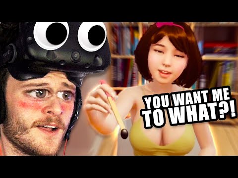 my Japanese VR girlfriend has officially gone too far